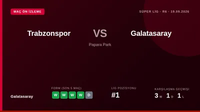Galatasaray'ın efsanevi teknik direktörü Fatih Terim, Süper Lig'in 6