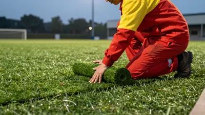 Galatasaray, sezon başından beri sorunlu olan Rams Park zeminini yapay çimle değiştiriyor